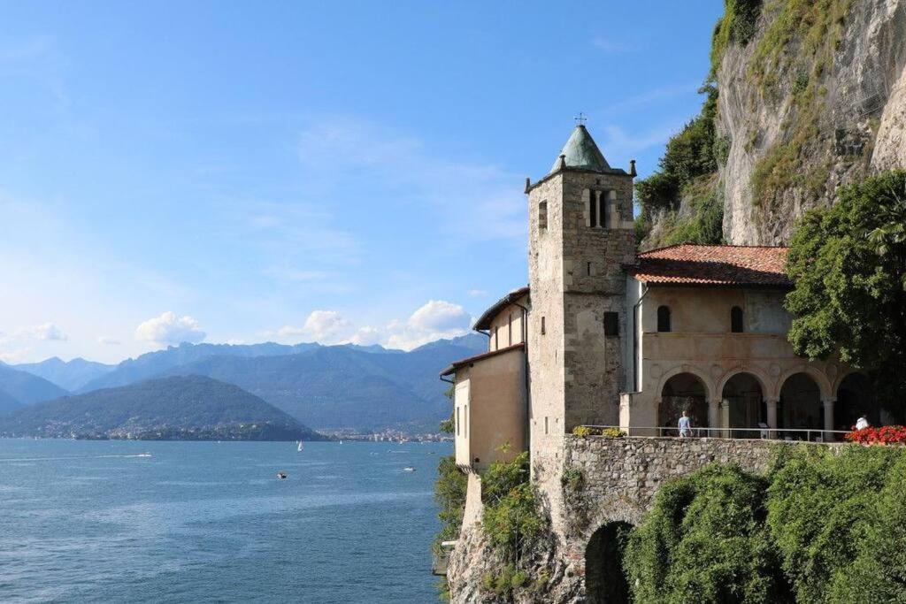 Lago Maggiore, Leggiuno, Ampio Appartamento Kültér fotó