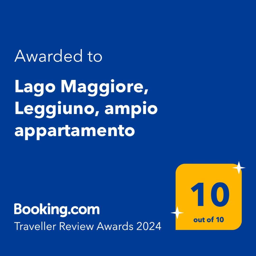 Lago Maggiore, Leggiuno, Ampio Appartamento Kültér fotó
